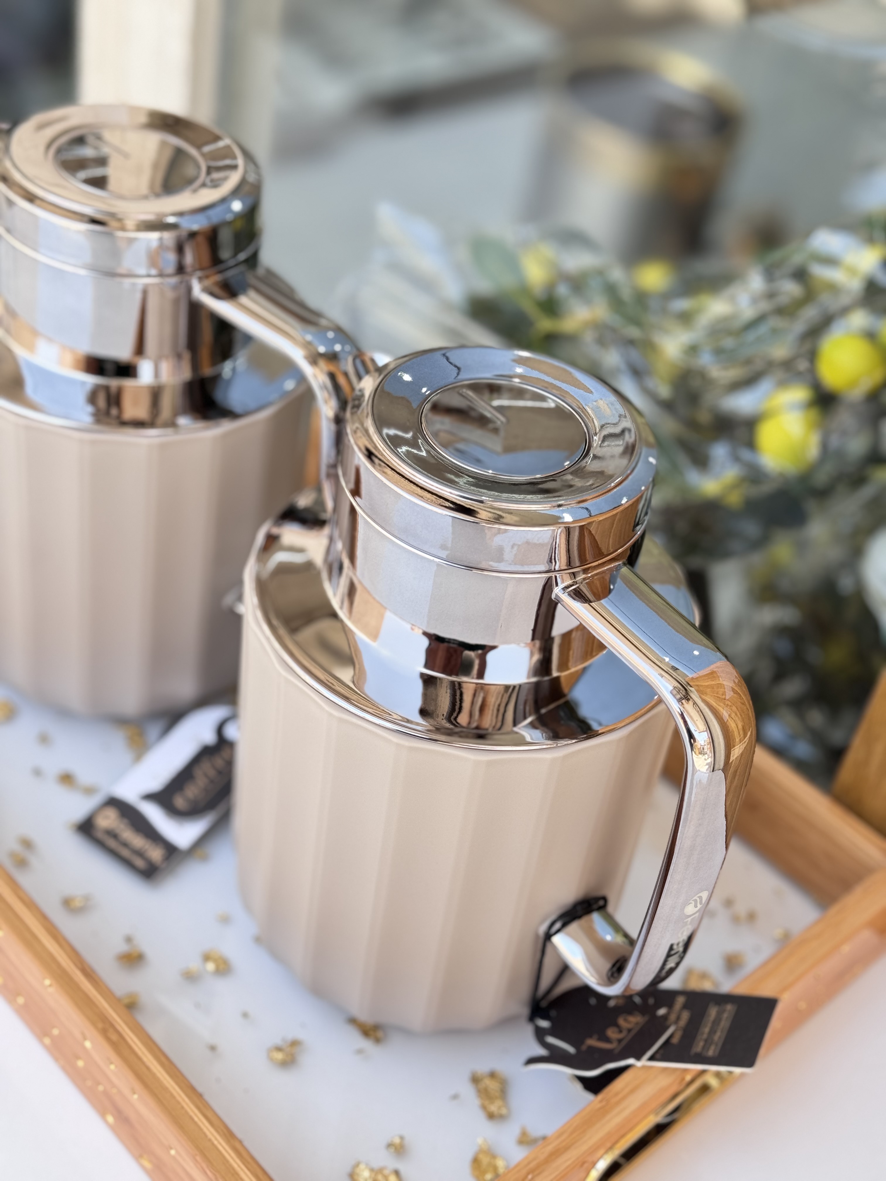 فلاکس چای وارداتی شیشه صورتی