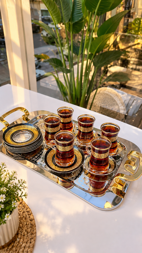 استکان چای اماراتی